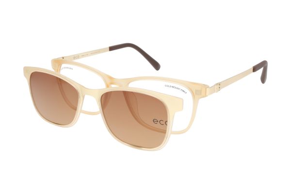 ECO Brille Maringa NUDE mit Magnet-Sonnenclip