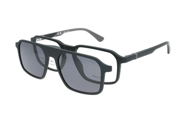 Police Brille BEYOND JR3 UK143 U28P mit Magnet-Sonnenclip