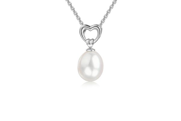 Collier • 925er Silber • Perle