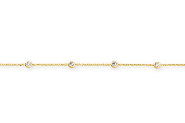 Palido Armband • 585 Gold • Zirkonia