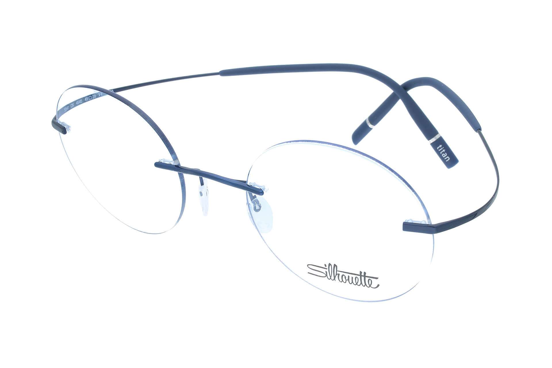 Silhouette Randlos Titan Brille Blend 5555 KR 7110