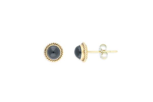 Ohrstecker • 585 Gold • Onyx